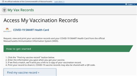 Mass. Launches Digital COVID Vaccination Card System, My 